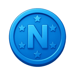 blue coin